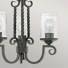 Elstead Lighting Kronleuchter 3 Flammig Glas klar