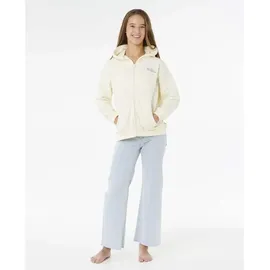 Rip Curl Lay Day Relaxed Reißverschlusspullover - Bone - 8 Jahre