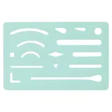 Ecobra Radierschablone 60 x 93 x 0,1 mm