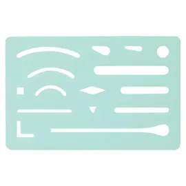 Ecobra Radierschablone 60 x 93 x 0,1 mm