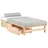 Homestyle4u Bettkasten 2er Set in Braun 82x22 53 cm 2195