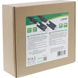 InLine HDMI AOC Kabel Ultra High Speed 2.1 15 m Schwarz
