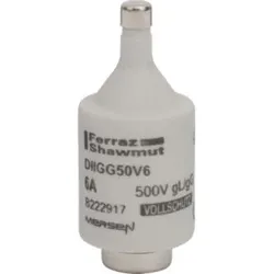 Mersen D-Sicherungseinsatz gG DII, 6A/AC500 DIIGG50V6