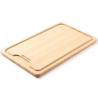 HENDI Tranchierbrett Massives Buchenholz 3 39 x 23 cm Braun