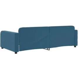 vidaXL Tagesbett Blau 90x200 cm Samt