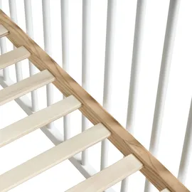 Beliani Babybett Zama 60 x 120 cm) Weiß