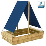 vidaXL Sandkasten mit Dach 80x60x97,5 cm Imprägniertes Kiefernholz