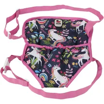 Bayer Chic 2000 Puppentragetasche Einhorn blau 78243