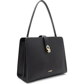 L.Credi Petronella Schultertasche Polyurethan Black