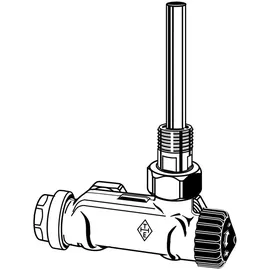 HEIMEIER E-Z Ventil Zweirohrsystem DN 15 Eckform