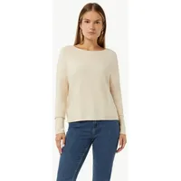 Comma, Longpullover Strickpullover Beige 40
