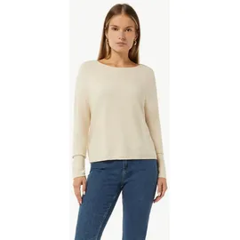 Comma, Longpullover Strickpullover Beige 40