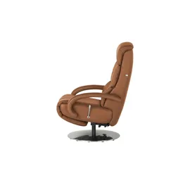 Hukla Relaxsessel Florian Leder 73 x 115 x 91 cm Braun mit Relax-Funktion