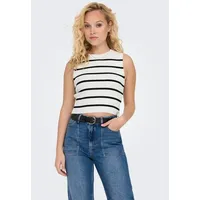 Only Stricktop ONLMAJLI S/L TOP KNT NOOS weiß XL