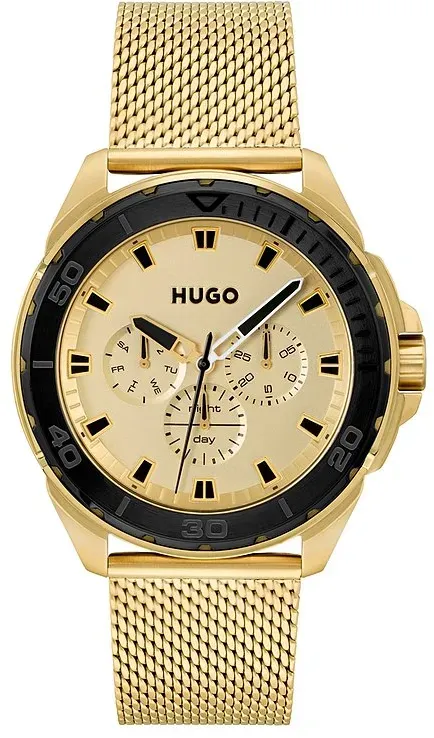 HUGO Herrenuhr 1530288 - gold