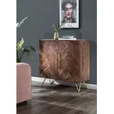 GUTMANN FACTORY Herringbone 100 x 105 x 43 cm Braun