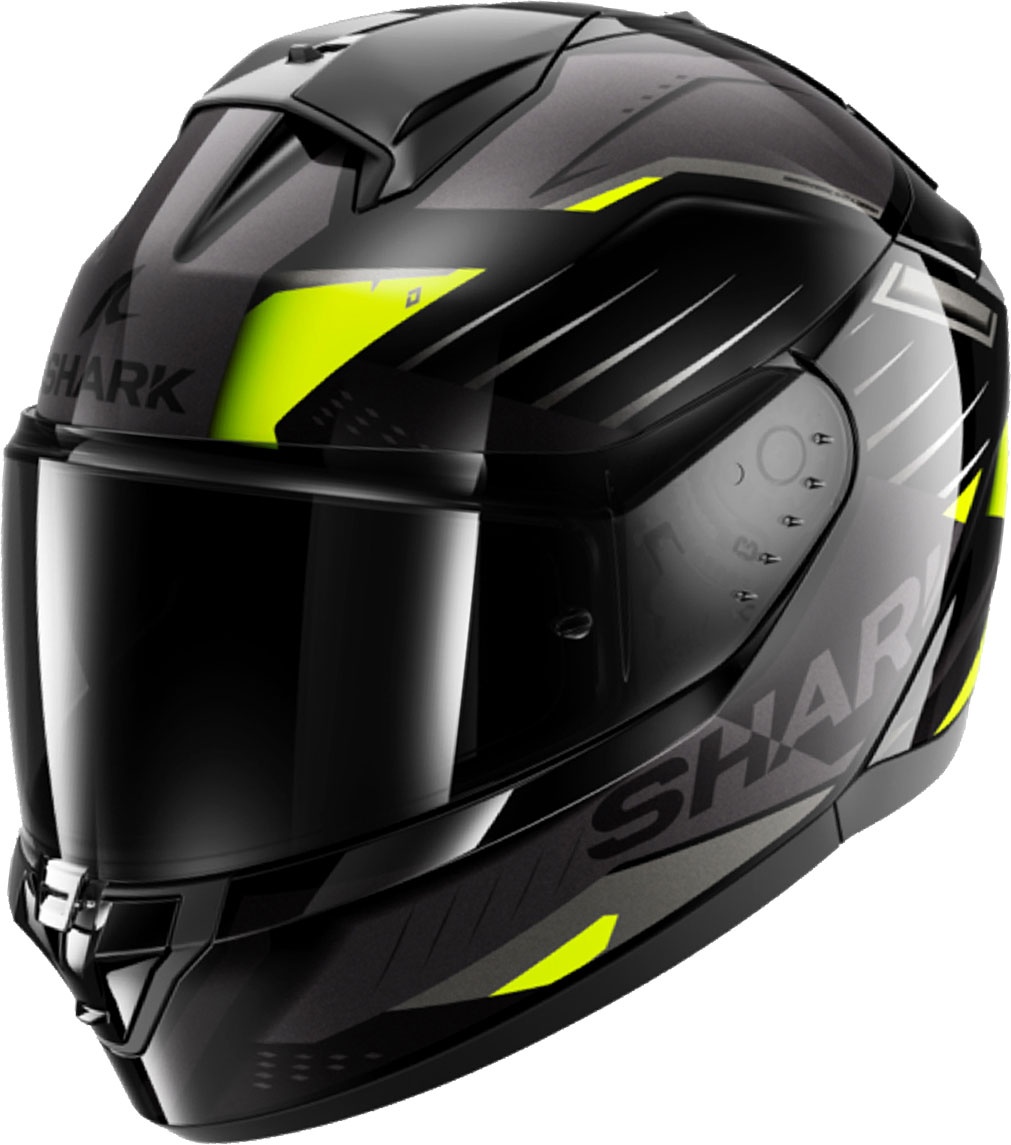 Shark Ridill 2 Bersek, Integralhelm - Schwarz/Grau/Gelb - XS