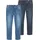 Arizona Stretch-Jeans "Willis", Herren, Gr. 48, N-Gr, blau (blau, blau, bl), Obermaterial: 98% Baumwolle, 2% Elasthan, Basic, normal lang, Jeans, straight-fit, lange Beine, mit Nieten, niedrige Leibhöhe