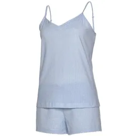 vivance dreams by lascana Shorty Pyjama blau-weiß 40/42