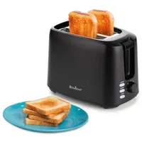 ROSMARINO Toaster ''Vitalia'' in Schwarz - (B)23 x (H)17,5