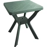 Mojawo Mojawo, Gartentisch + Balkontisch, Bistrotisch Tisch Reno Eckig Grün 70x70x72cm (70 cm)