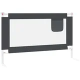 vidaXL Bettschutzgitter 120 x 25 cm dunkelgrau