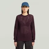 G-Star Pointelle Pullover Rot XS