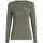 Salewa Puez Melange Dry Tee W Faded Green Melange 2XL