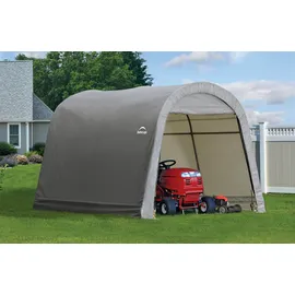 ShelterLogic Foliengerätehaus 9 m2 300 x 300 cm Grau