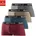 Bordeaux Petrol Khaki Grau XL