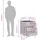 vidaXL Gartenschrank Schwarz 55x59x80 cm Poly Rattan