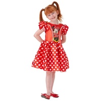 Rubie ́s Kostüm Disney's Minnie Maus Classic Kostüm für Kinder, Klassisches Kostümkleid von Disneys bekannter Maus rot 128
