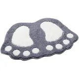 jianyana Badematte rutschfest, Weiche Mikrofaser Badvorleger, Waschbar Badezimmerteppich, Süße Fußpolster Matte Absorbent Badematten Teppich für Badezimmer Badewanne