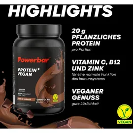 Powerbar Veganes Proteinpulver Schokolade 570 g