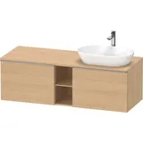 Duravit D-Neo Konsolenwaschtischunterbau wandhängend Natur Eiche Matt 1400x550x459 mm - DE4950R70300 DE4950R70300000