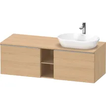 Duravit D-Neo Konsolenwaschtischunterbau wandhängend Natur Eiche Matt 1400x550x459 mm - DE4950R70300 DE4950R70300000