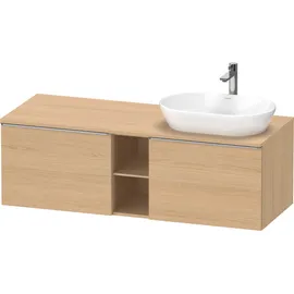 Duravit D-Neo Konsolenwaschtischunterbau wandhängend Natur Eiche Matt 1400x550x459 mm - DE4950R70300 DE4950R70300000