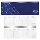 Herlitz Tischkalender Compact blau 2026