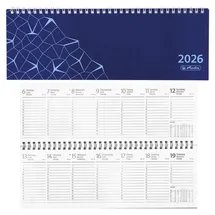 Herlitz Tischkalender Compact blau 2026