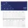 Herlitz Tischkalender Compact blau 2026