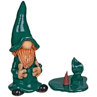 Crottendorfer Räucherkerzen Keramik-Räucherfigur Wichtel 18 cm