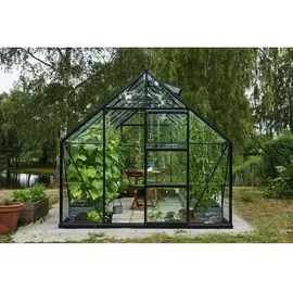 Juliana Universal 128 Alu schwarz Blankglas 3 mm 9,9 m2