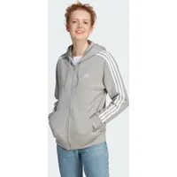 Adidas Essentials 3-Streifen French Terry Regular Kapuzenjacke Medium Grey Heather S