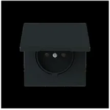 Busch-Jaeger Klappdeckelsteckdose 20-1 MUCBK-45M Schwarz