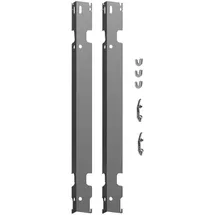Kermi Wandkonsolen-Set lang Bauhöhe 554mm, verzinkt,