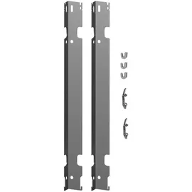 Kermi Wandkonsolen-Set lang Bauhöhe 554mm, verzinkt,