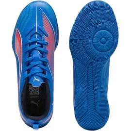 Puma Ultra 6 Play Hallenschuhe Kinder Ultra Blau / Weiß / Leuchtend Rot 37