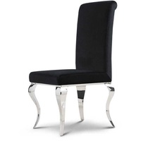 Barock Stuhl schwarz Premier - modern barock Polsterstuhl
