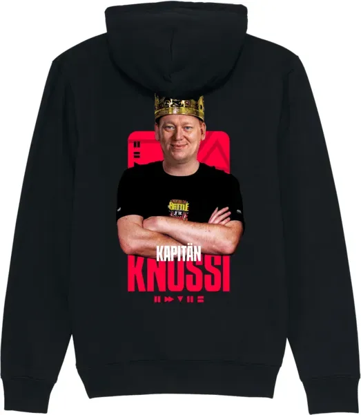 Battle of the Socials Hoodie Team Knossi Schwarz