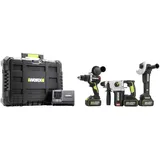 Worx Professional Akku-Bohrhammer inkl. 2 x 5,0 Ah + Aufbewahrungsbox